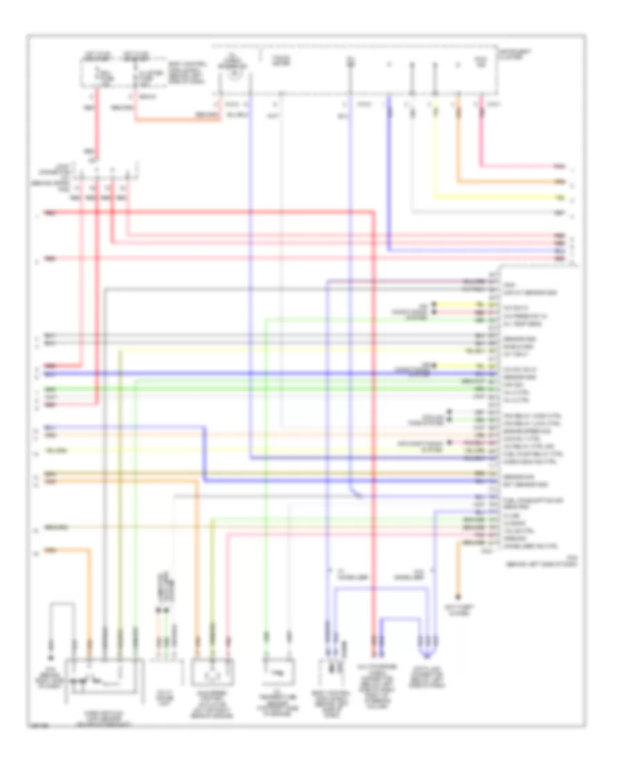 2.0L, Электросхема системы управления двигателя (3 из 4) для Hyundai Tiburon GT Limited 2007