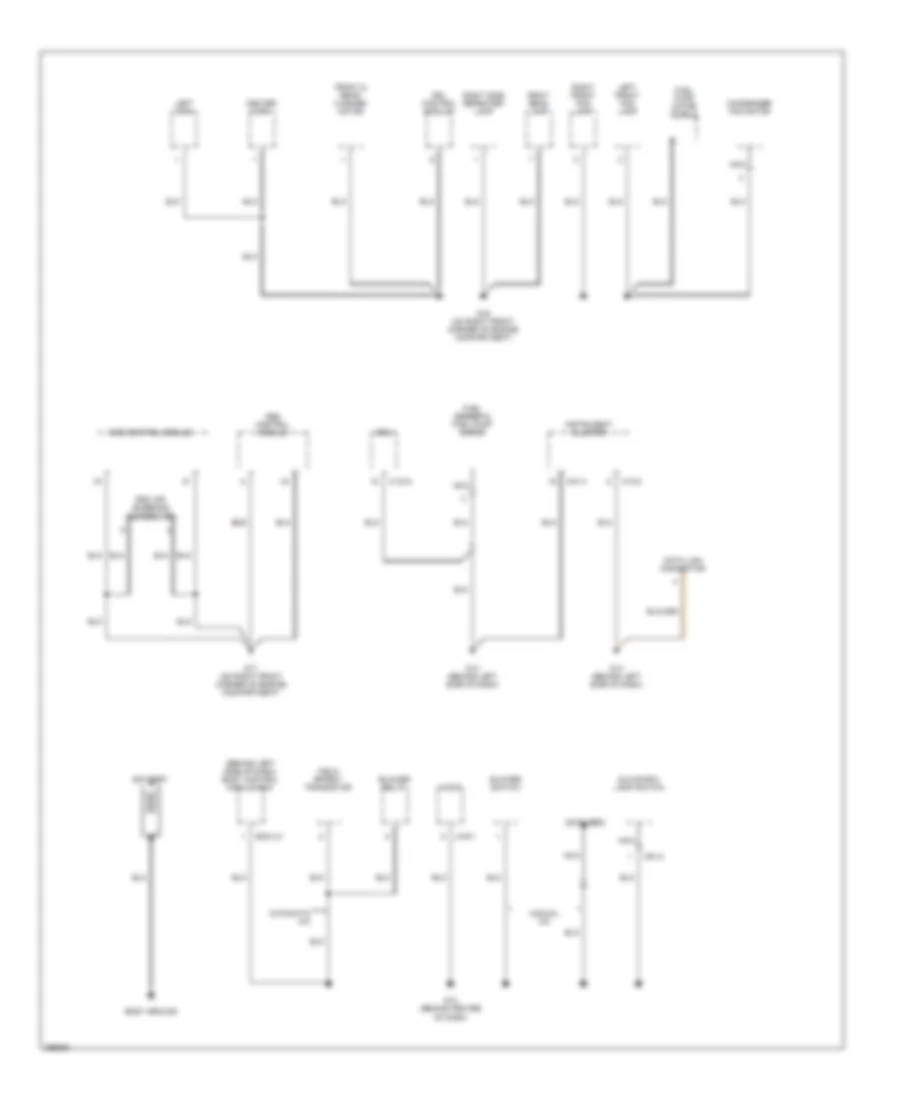 Электросхема подключение массы заземления (3 из 3) для Hyundai Tiburon GT Limited 2007
