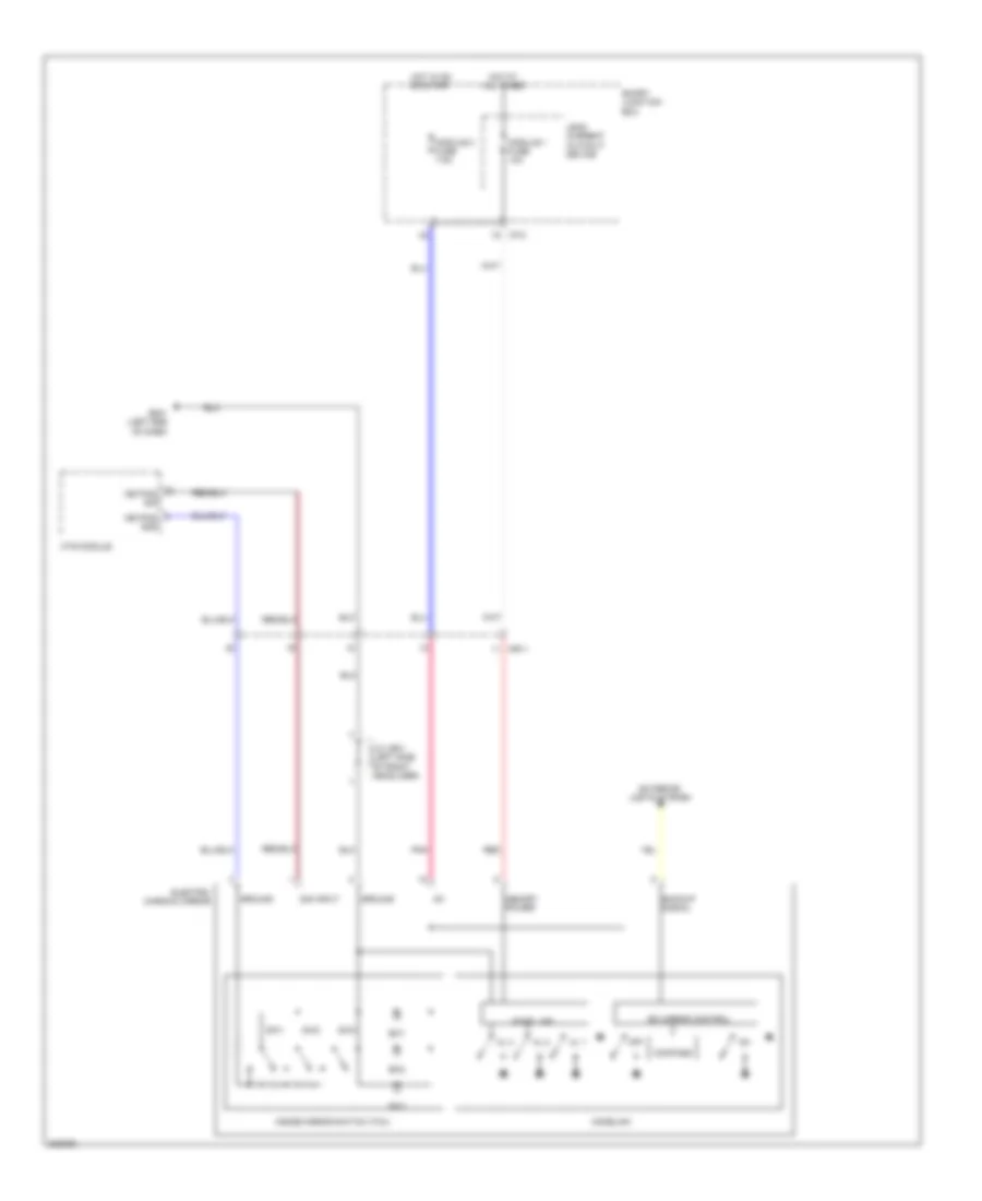 Electrochromic Mirror Wiring Diagram, withTMU & Home Link для Hyundai Genesis Coupe 3.8 Grand Touring 2013