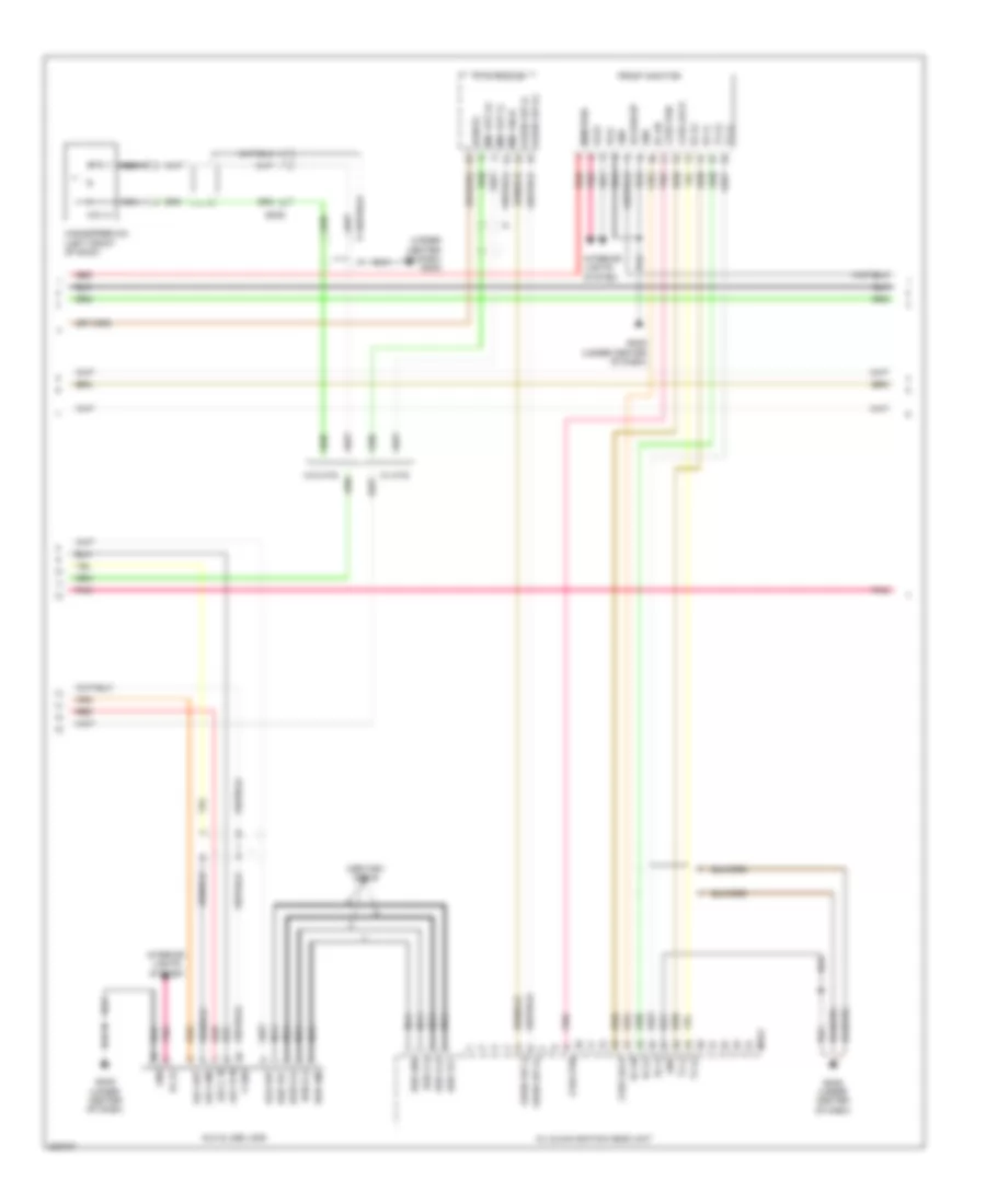 Radio Wiring Diagram, withNavigation & without JBL Усилитель (2 из 3) для Hyundai Genesis Coupe 3.8 Grand Touring 2013