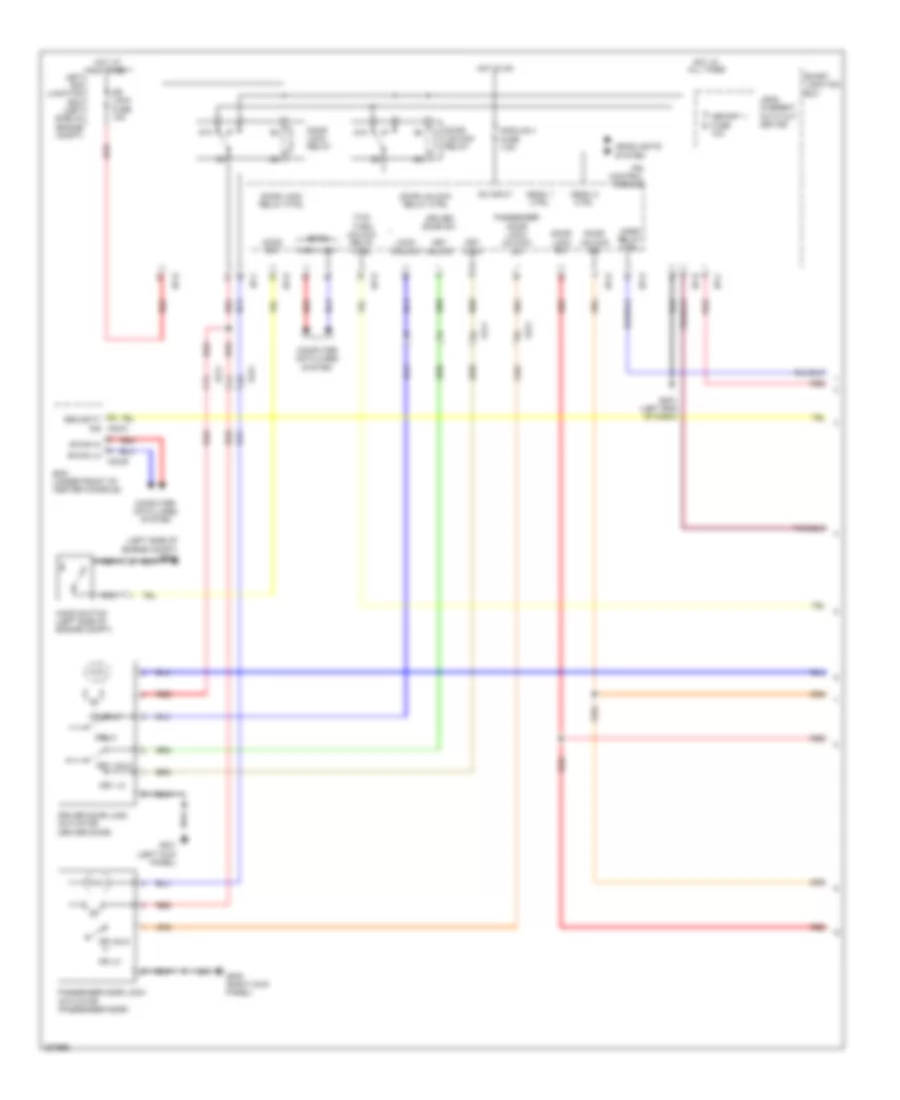 Forced Entry Wiring Diagram 1 of 2 for Hyundai Genesis Coupe 3 8 Track 2013
