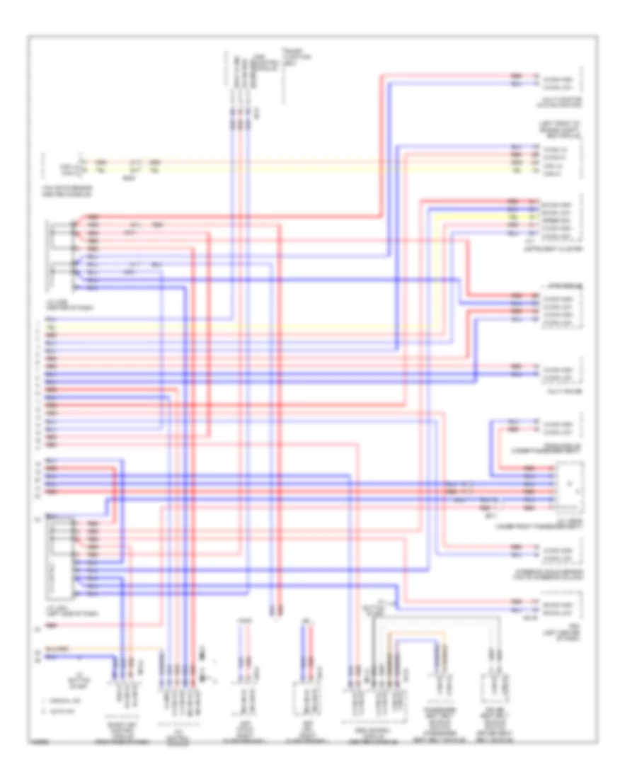 3.8L, Computer Data Lines Wiring Diagram (2 of 2) for Hyundai Genesis Coupe 3.8 Track 2013
