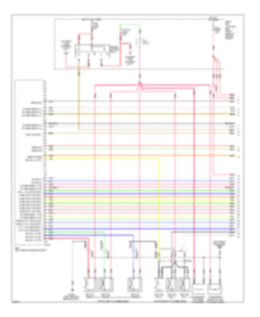 3.8L, Engine Performance Wiring Diagram (1 of 7) for Hyundai Genesis Coupe 3.8 Track 2013