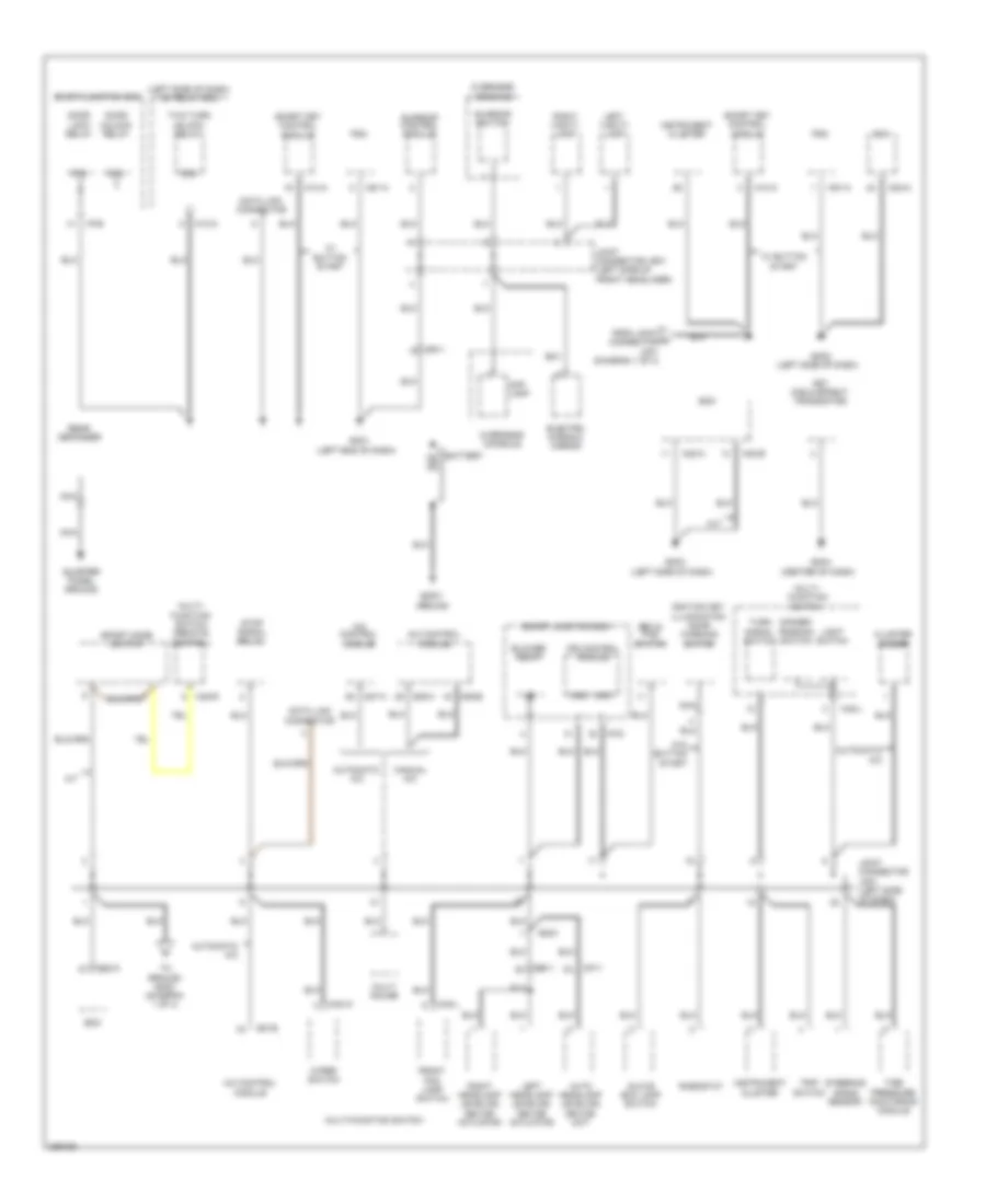 Ground Distribution Wiring Diagram 1 of 4 for Hyundai Genesis Coupe 3 8 Track 2013