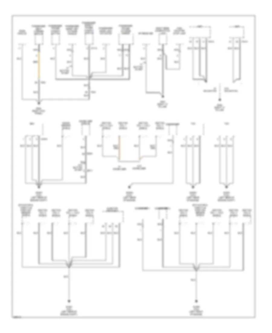 Ground Distribution Wiring Diagram 4 of 4 for Hyundai Genesis Coupe 3 8 Track 2013