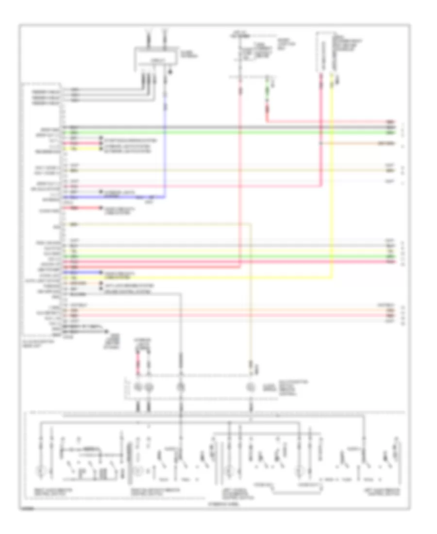 Navigation Wiring Diagram, with JBL Amplifier (1 of 3) for Hyundai Genesis Coupe 3.8 Track 2013