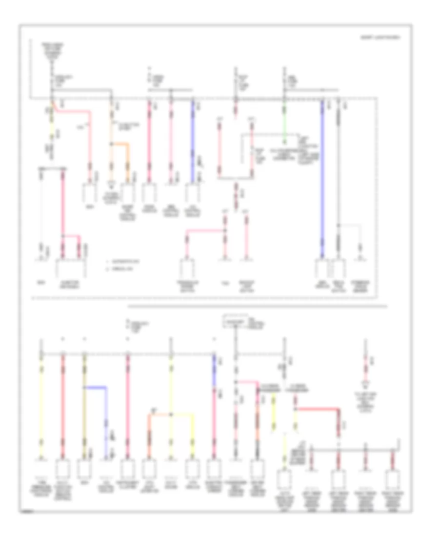 Power Distribution Wiring Diagram (5 of 8) for Hyundai Genesis Coupe 3.8 Track 2013