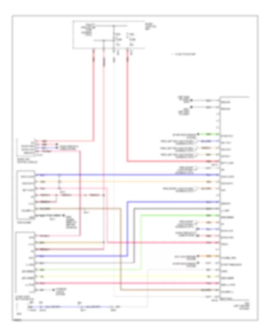 Power Distribution Wiring Diagram (6 of 8) for Hyundai Genesis Coupe 3.8 Track 2013