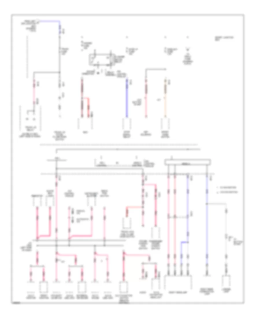 Power Distribution Wiring Diagram (7 of 8) for Hyundai Genesis Coupe 3.8 Track 2013
