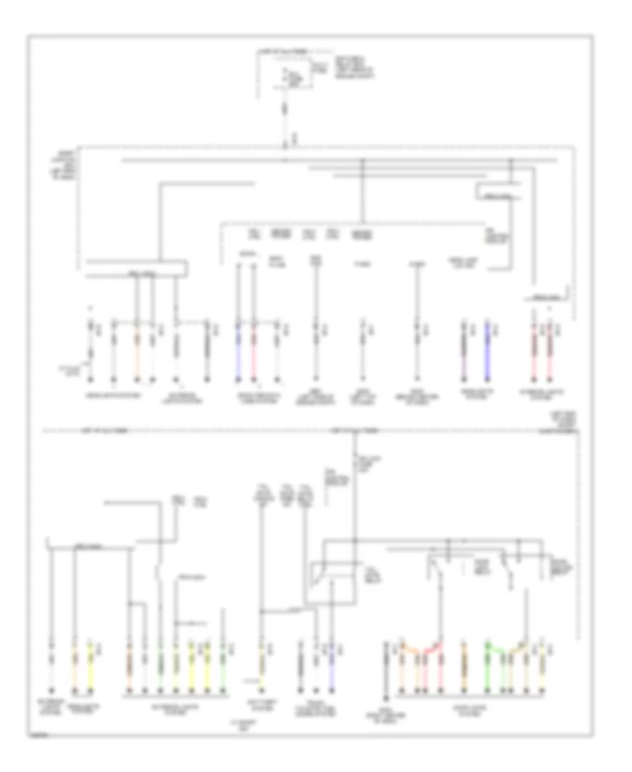 IPS Control Module Wiring Diagram 1 of 2 for Hyundai Santa Fe GLS 2013