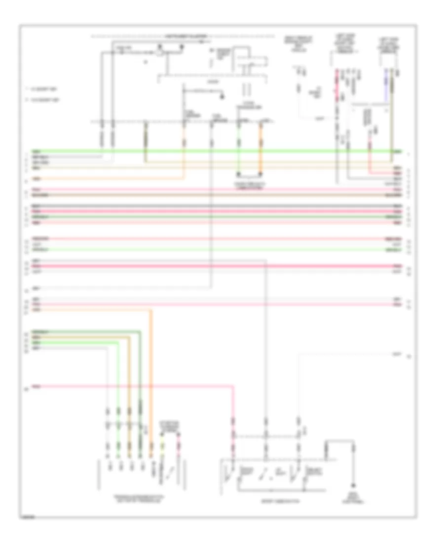 3.3L, Engine Performance Wiring Diagram (2 of 9) for Hyundai Santa Fe GLS 2013