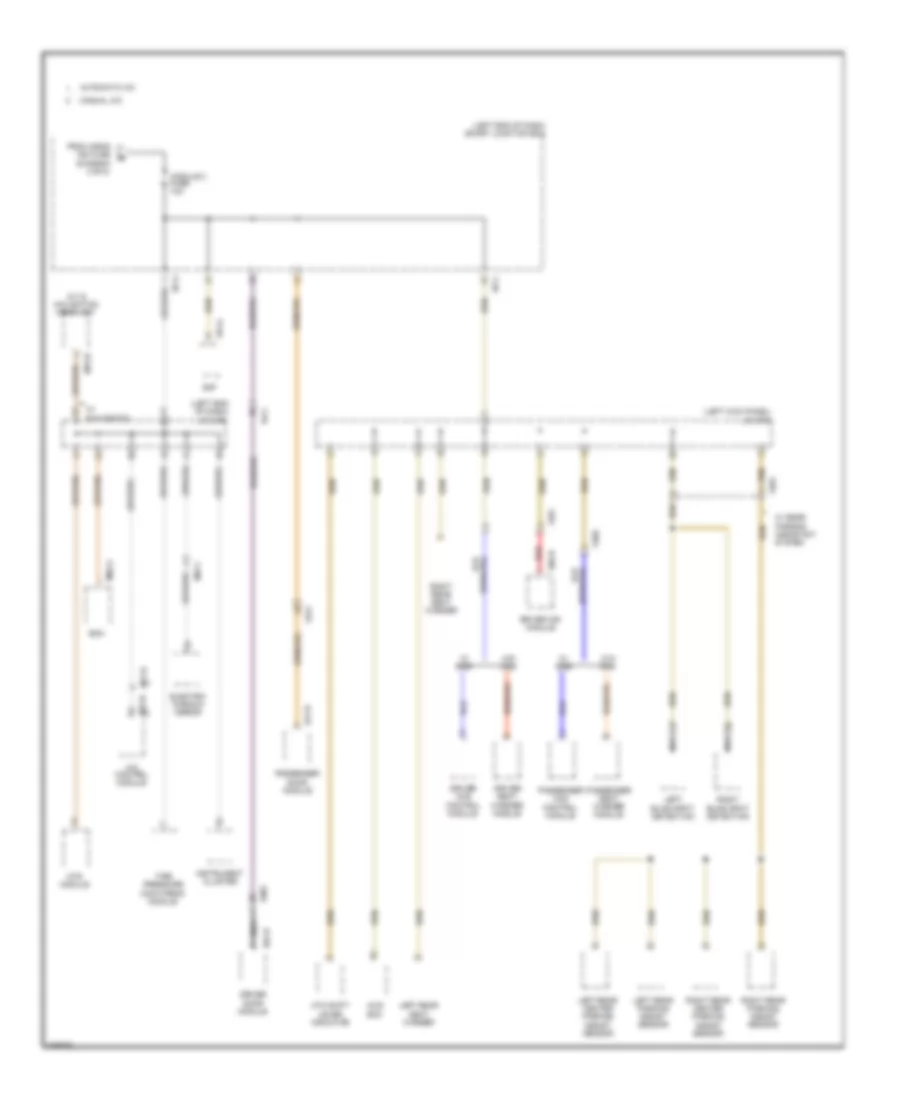 Power Distribution Wiring Diagram 7 of 8 for Hyundai Santa Fe GLS 2013