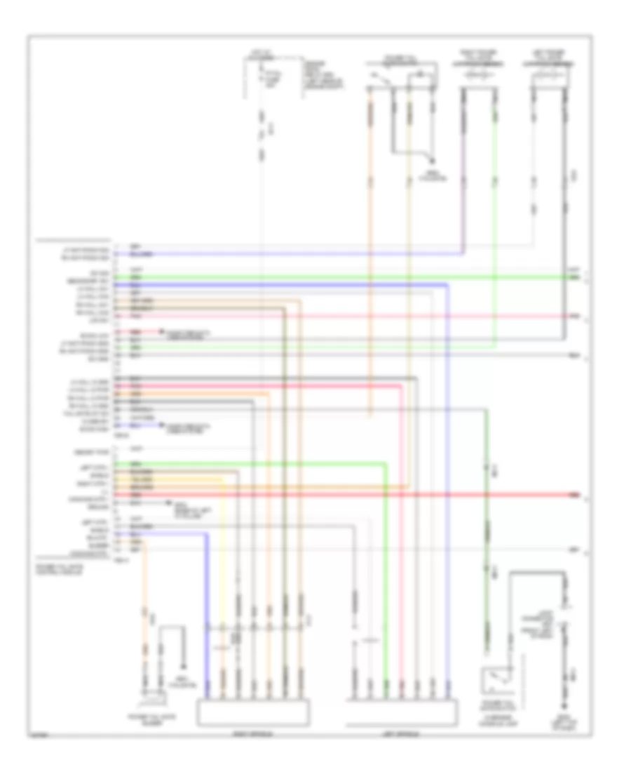 Power Tailgate Wiring Diagram 1 of 2 for Hyundai Santa Fe GLS 2013