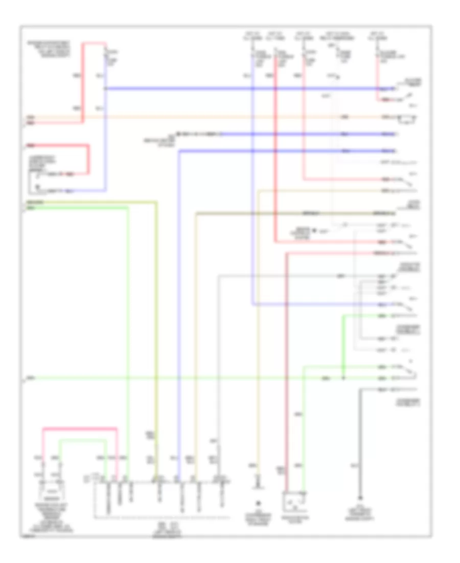 Automatic AC Wiring Diagram (2 of 2) for Hyundai Accent GLS 2008