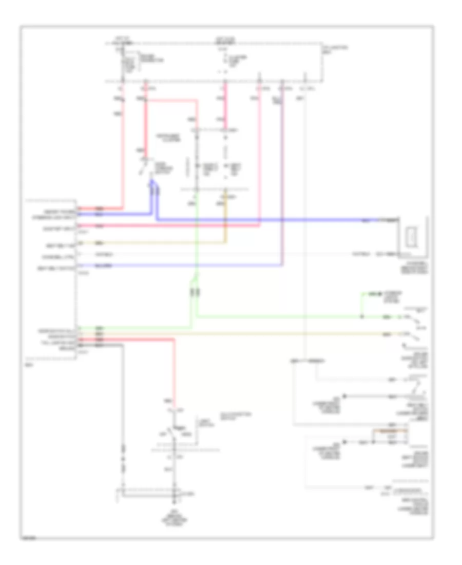 Chime Wiring Diagram for Hyundai Accent GLS 2008