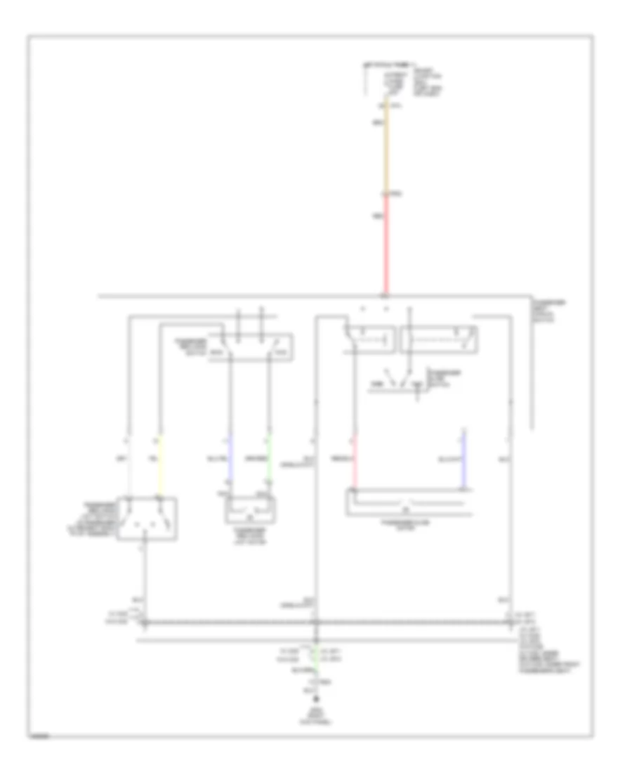 Passenger Power Seat Wiring Diagram for Hyundai Santa Fe Limited 2013