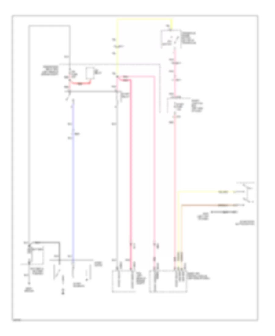 Starting Wiring Diagram, with Smart Key for Hyundai Santa Fe Limited 2013