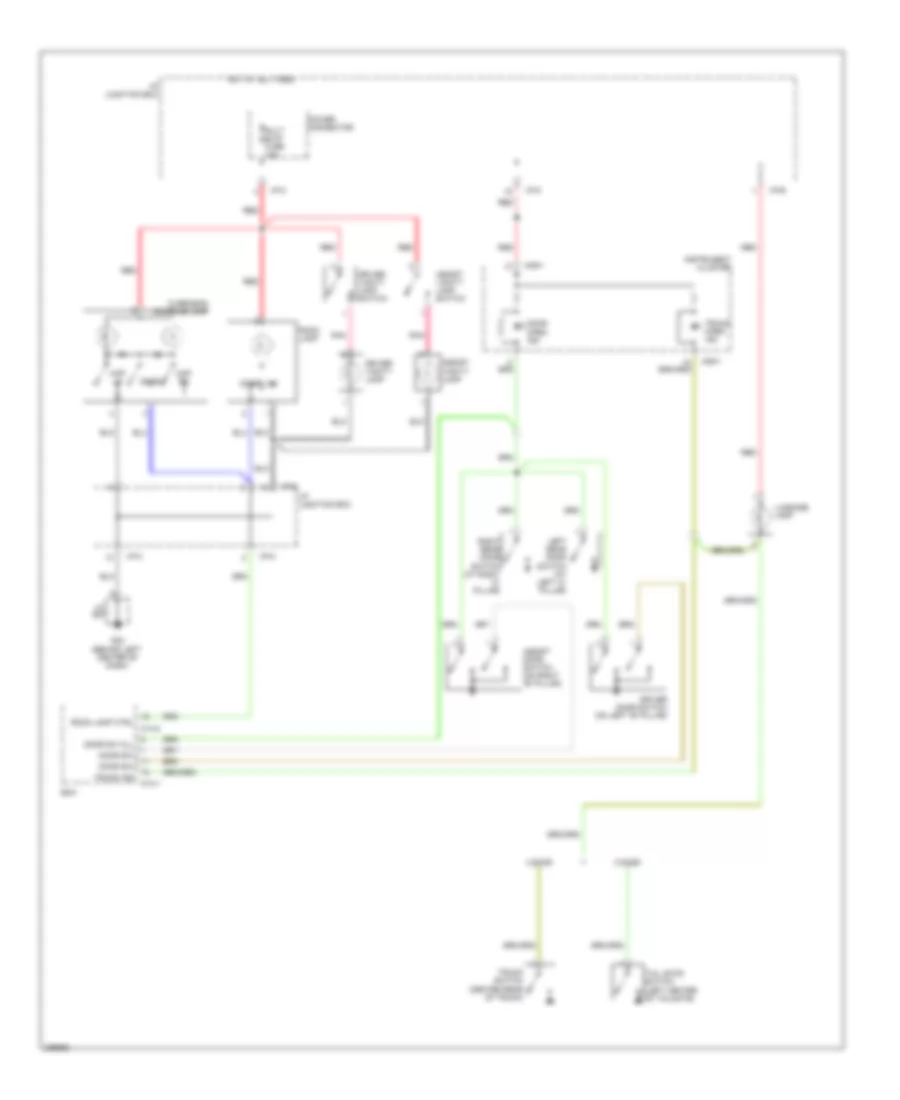 Courtesy Lamps Wiring Diagram for Hyundai Accent GS 2008