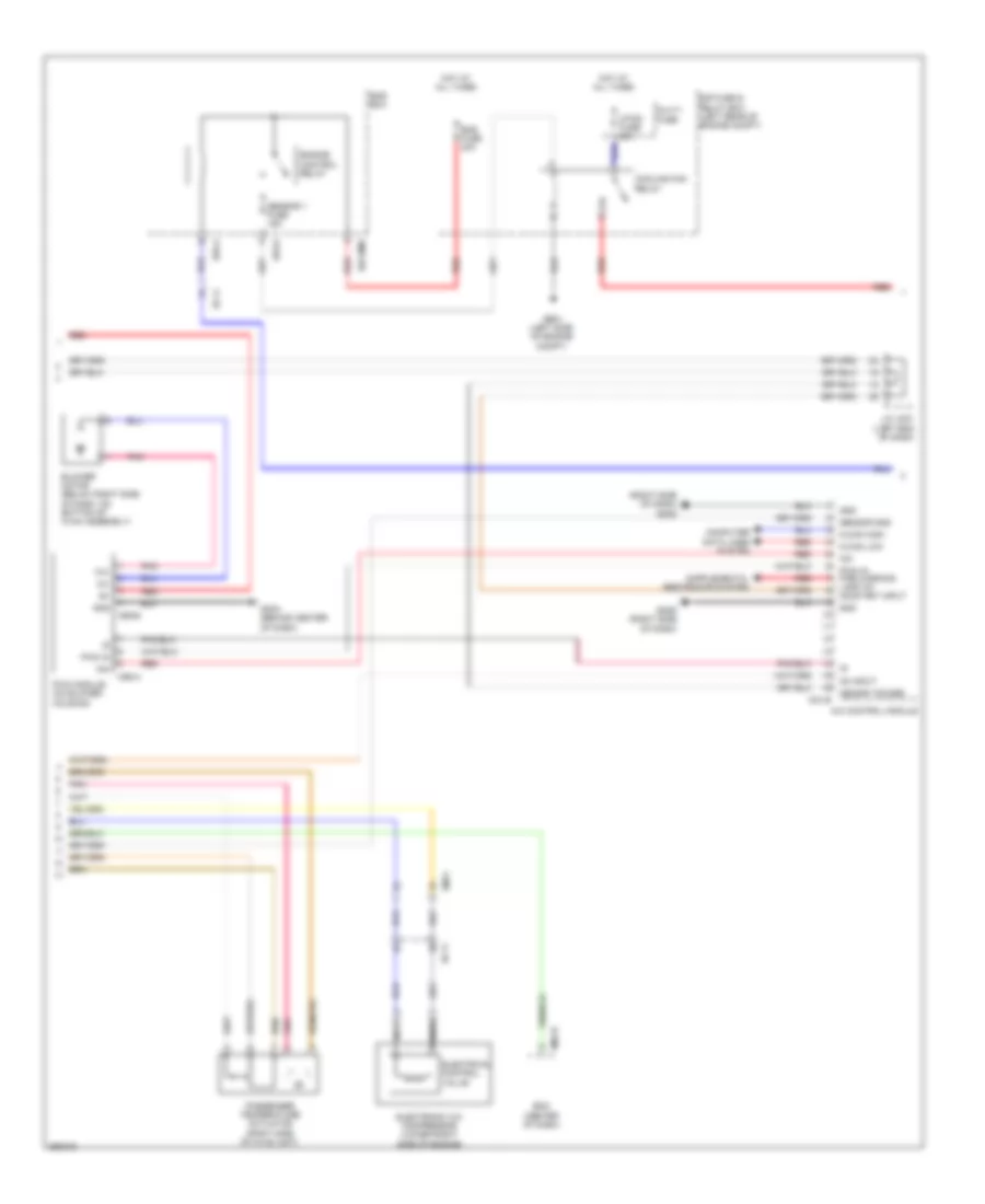 Automatic AC Wiring Diagram (2 of 3) for Hyundai Santa Fe Sport 2013