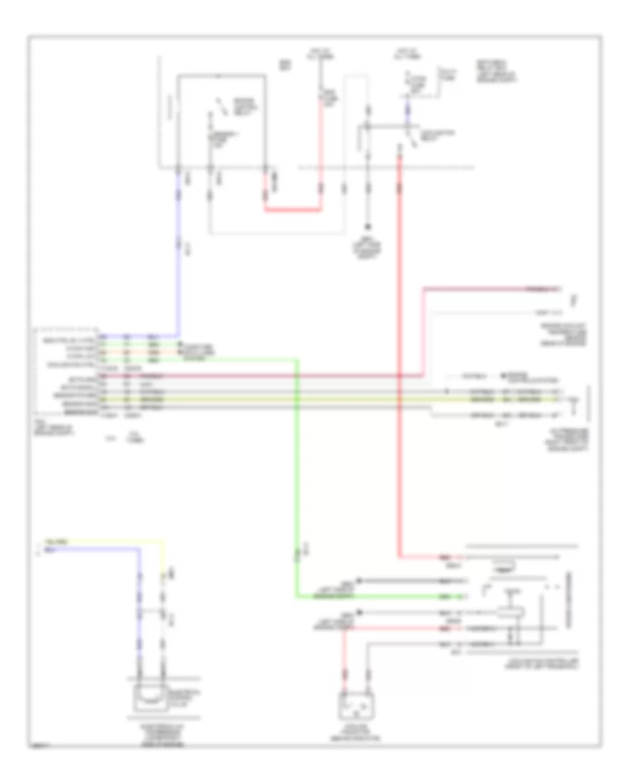 Manual A C Wiring Diagram 2 of 2 for Hyundai Santa Fe Sport 2013