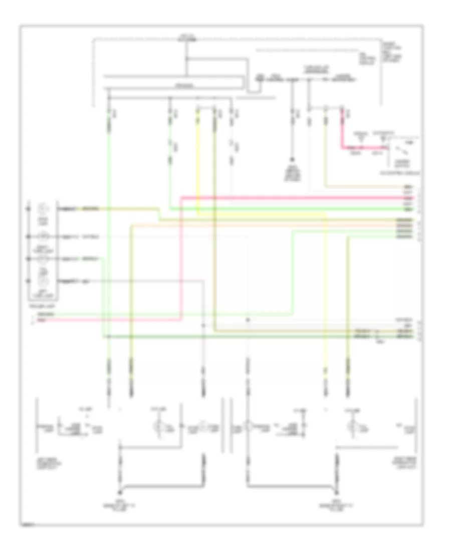 Exterior Lamps Wiring Diagram 2 of 4 for Hyundai Santa Fe Sport 2013