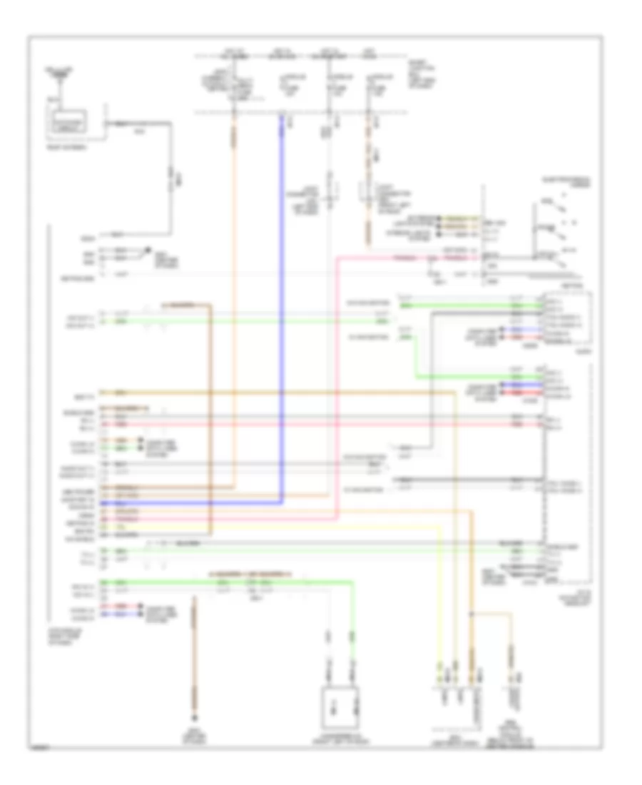 Mobile Telematic System Wiring Diagram for Hyundai Santa Fe Sport 2013