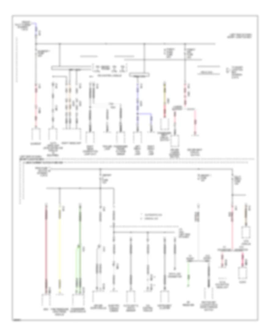 Power Distribution Wiring Diagram 5 of 8 for Hyundai Santa Fe Sport 2013