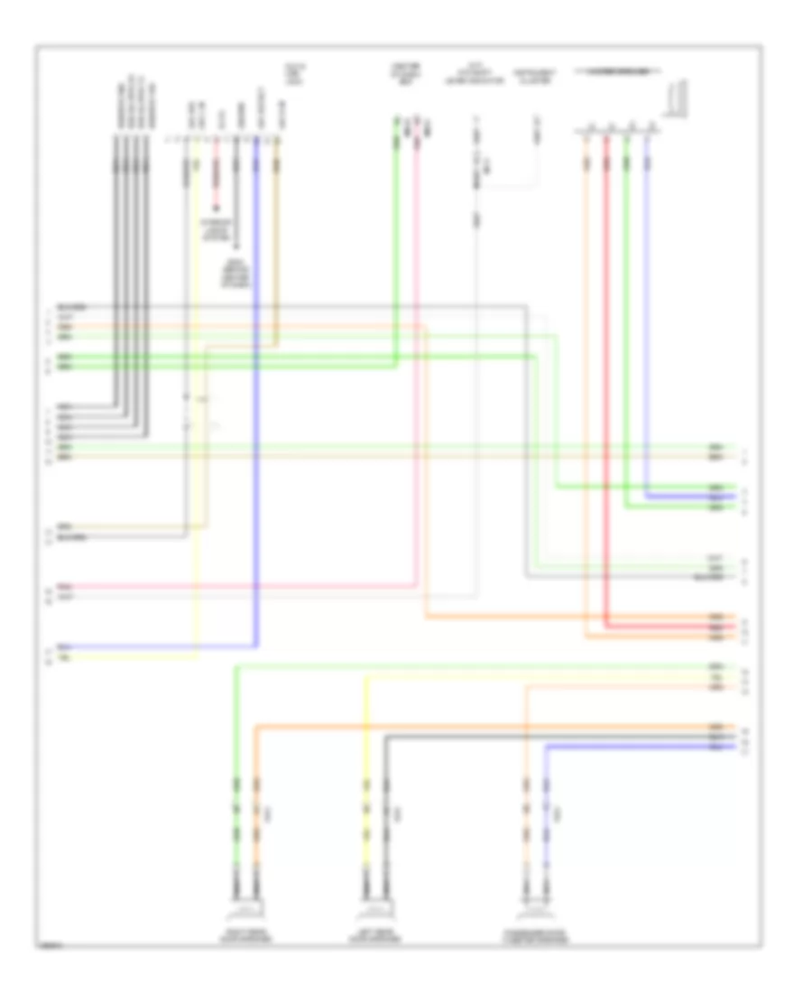 Radio Wiring Diagram with Navigation 2 of 3 for Hyundai Santa Fe Sport 2013