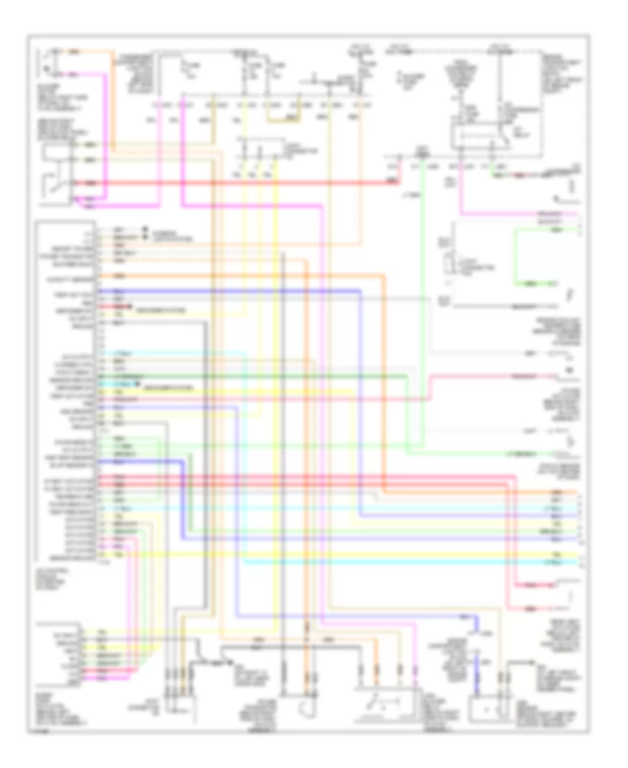 Automatic A C Wiring Diagram 1 of 2 for Hyundai XG350 2003
