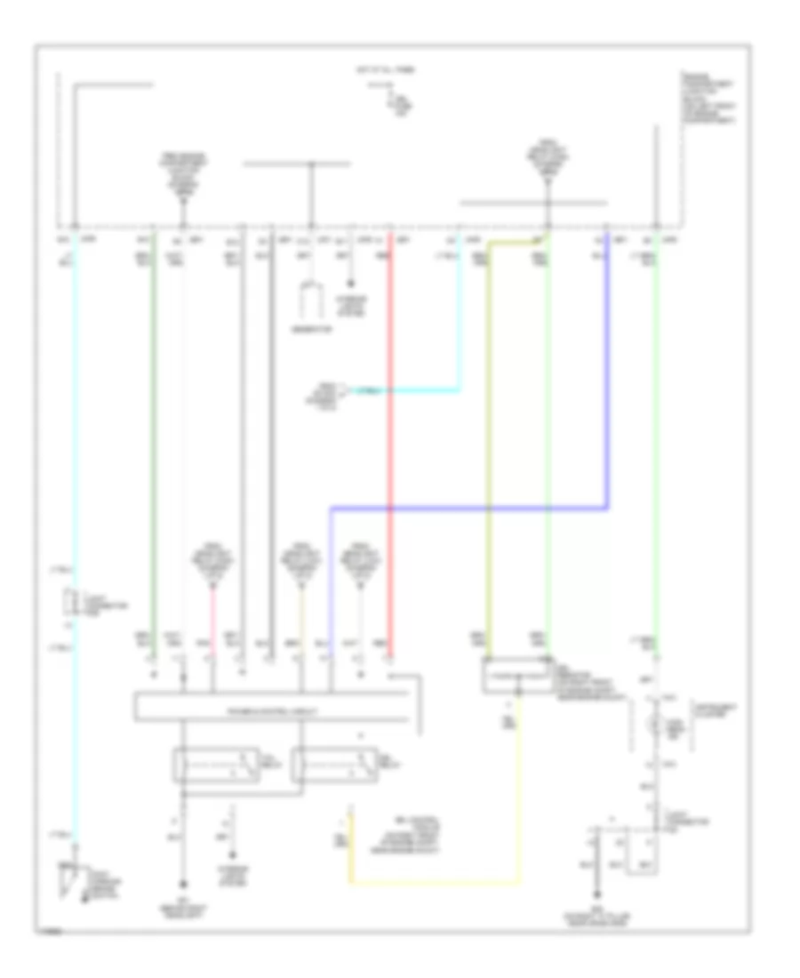 Headlights Wiring Diagram with DRL 2 of 2 for Hyundai XG350 2003