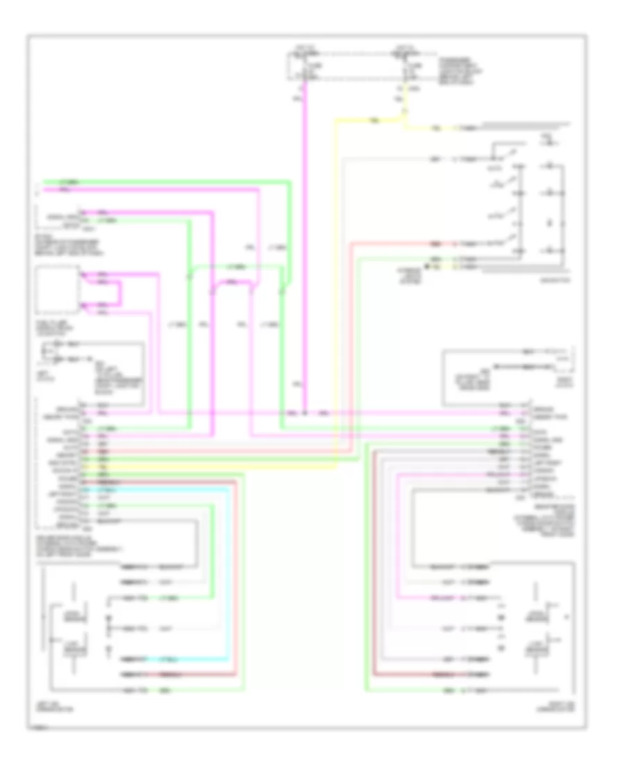 Memory Systems Wiring Diagram 2 of 2 for Hyundai XG350 2003