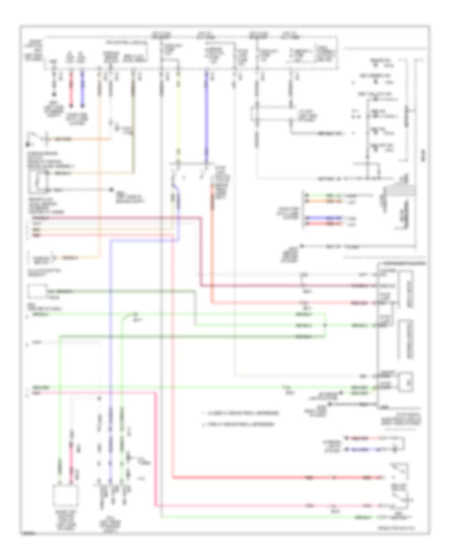 Anti lock Brakes Wiring Diagram 2 of 2 for Hyundai Santa Fe Sport 2 0T 2013