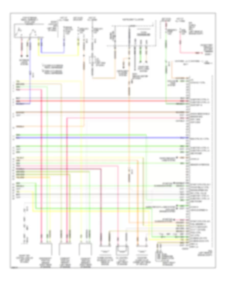 2.0L Turbo, Engine Performance Wiring Diagram (5 of 5) for Hyundai Santa Fe Sport 2.0T 2013