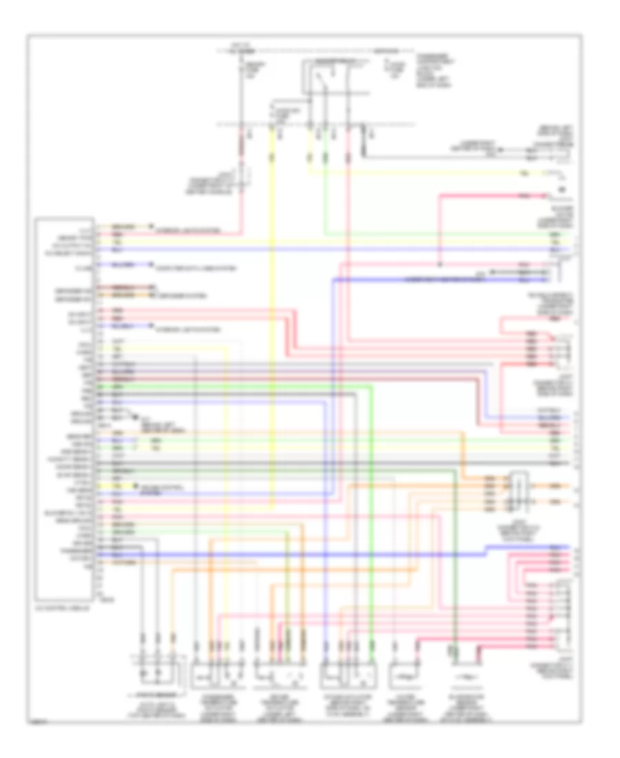 Automatic A C Wiring Diagram 1 of 2 for Hyundai Azera GLS 2008
