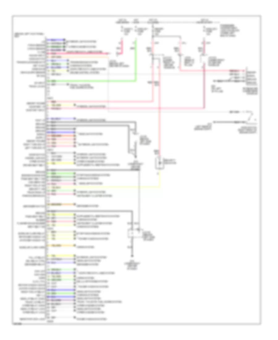Body Control Modules Wiring Diagram for Hyundai Azera GLS 2008