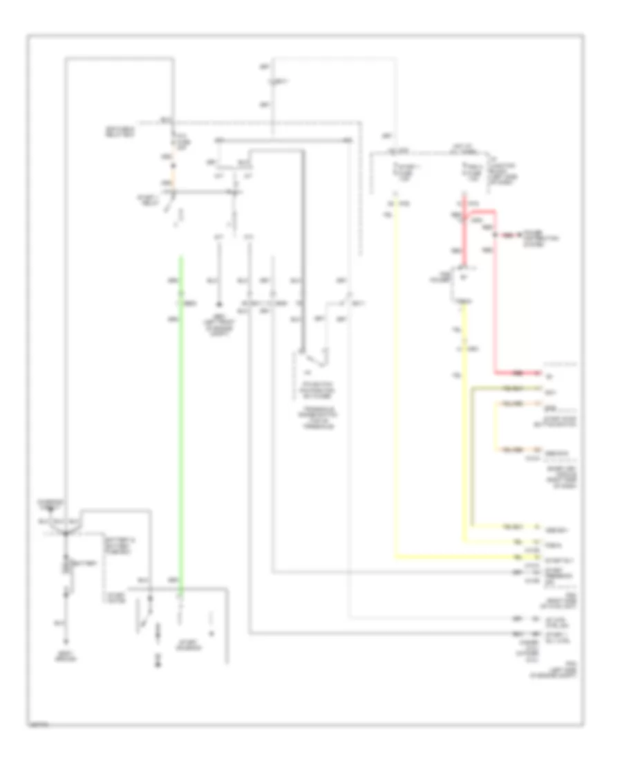 Starting Wiring Diagram, with Smart Key for Hyundai Sonata GLS 2013