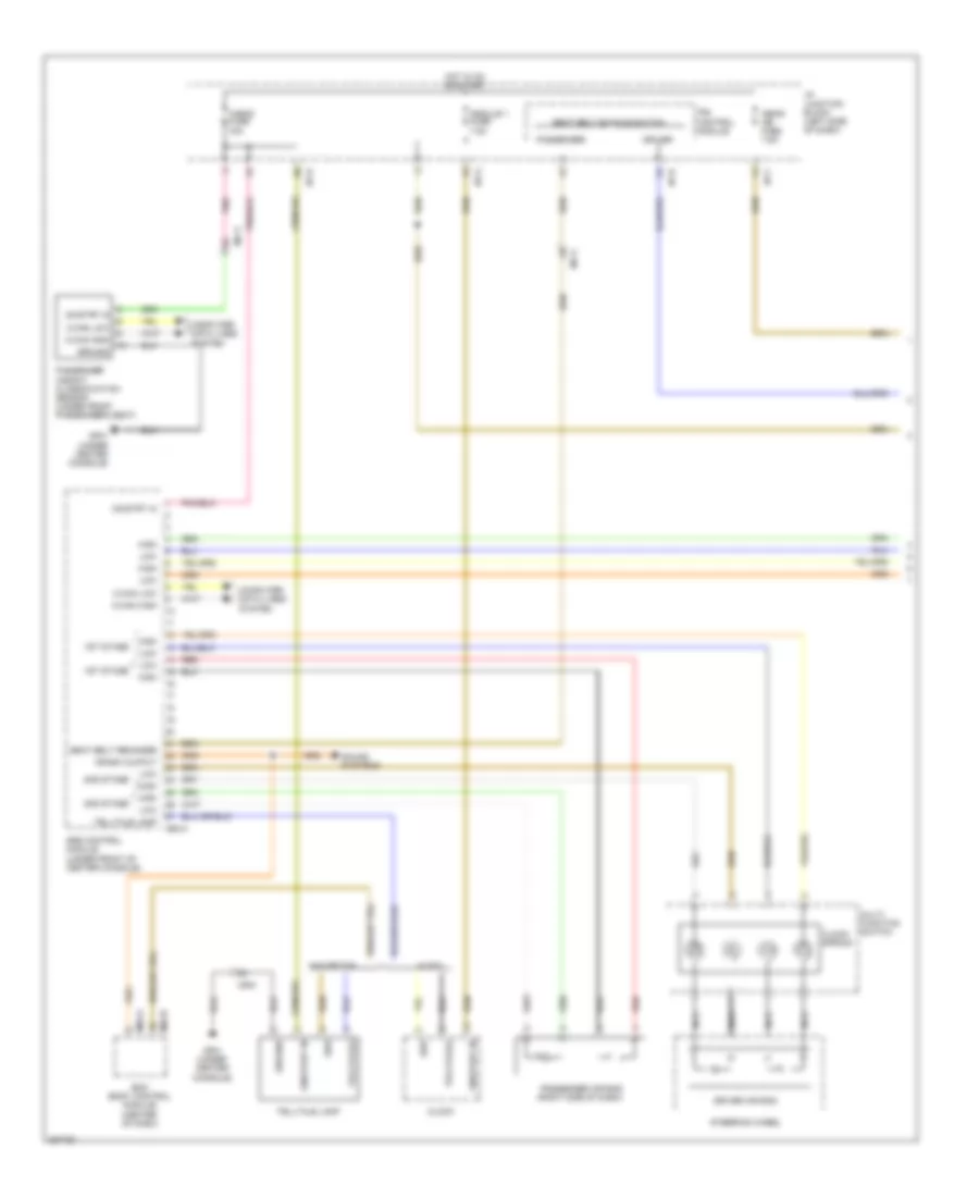 Supplemental Restraints Wiring Diagram Except Hybrid 1 of 3 for Hyundai Sonata GLS 2013