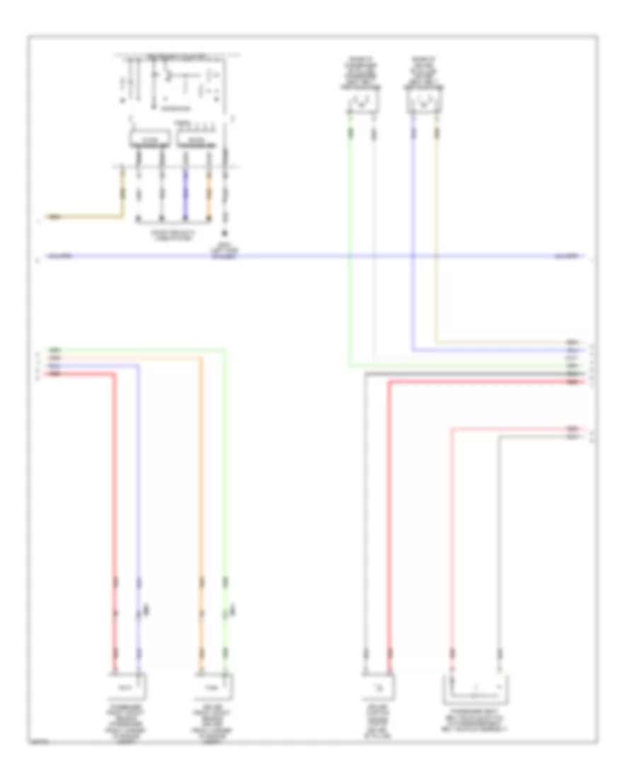 Supplemental Restraints Wiring Diagram Hybrid 2 of 3 for Hyundai Sonata GLS 2013