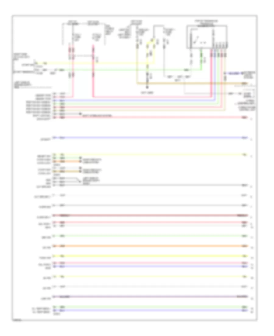 Transmission Wiring Diagram, Hybrid (1 of 2) for Hyundai Sonata GLS 2013