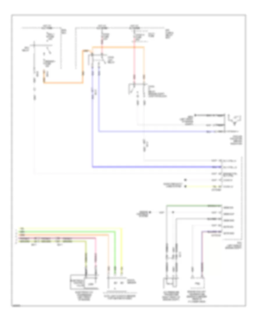 2.0L, Automatic AC Wiring Diagram (2 of 2) for Hyundai Sonata GLS 2013
