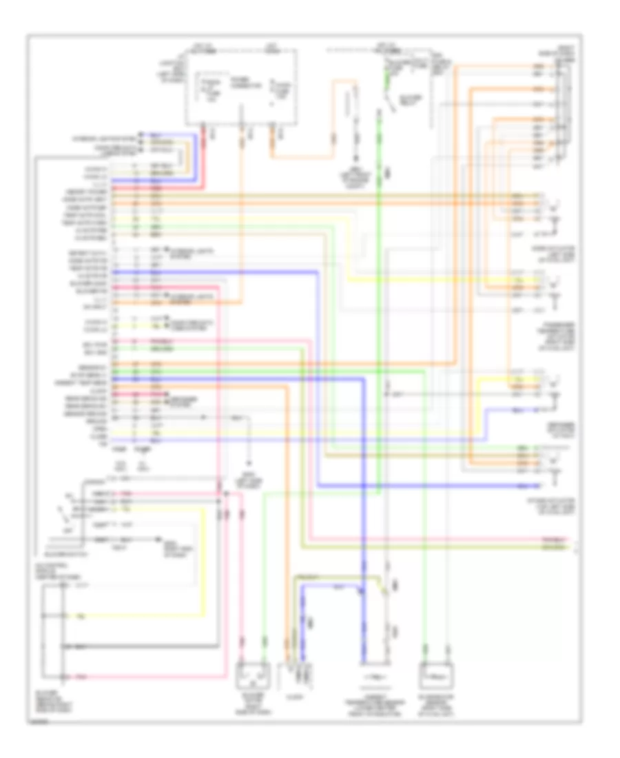 2.0L, Manual AC Wiring Diagram (1 of 2) for Hyundai Sonata GLS 2013