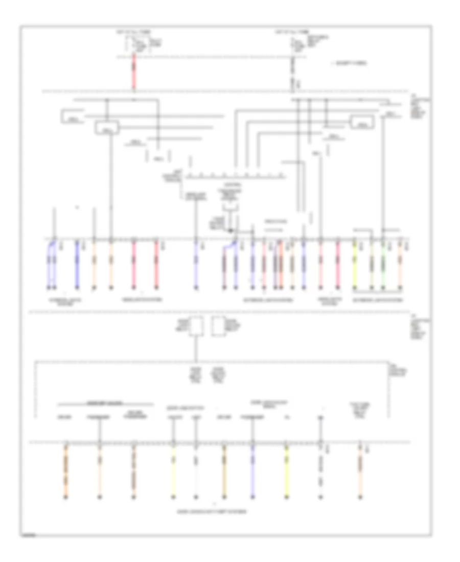 IPS Control Module Wiring Diagram (1 of 2) for Hyundai Sonata GLS 2013