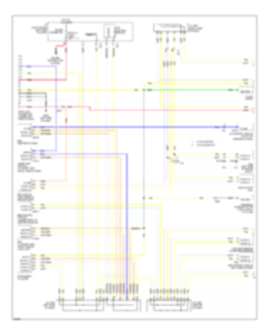 Computer Data Lines Wiring Diagram Except Hybrid 1 of 2 for Hyundai Sonata GLS 2013