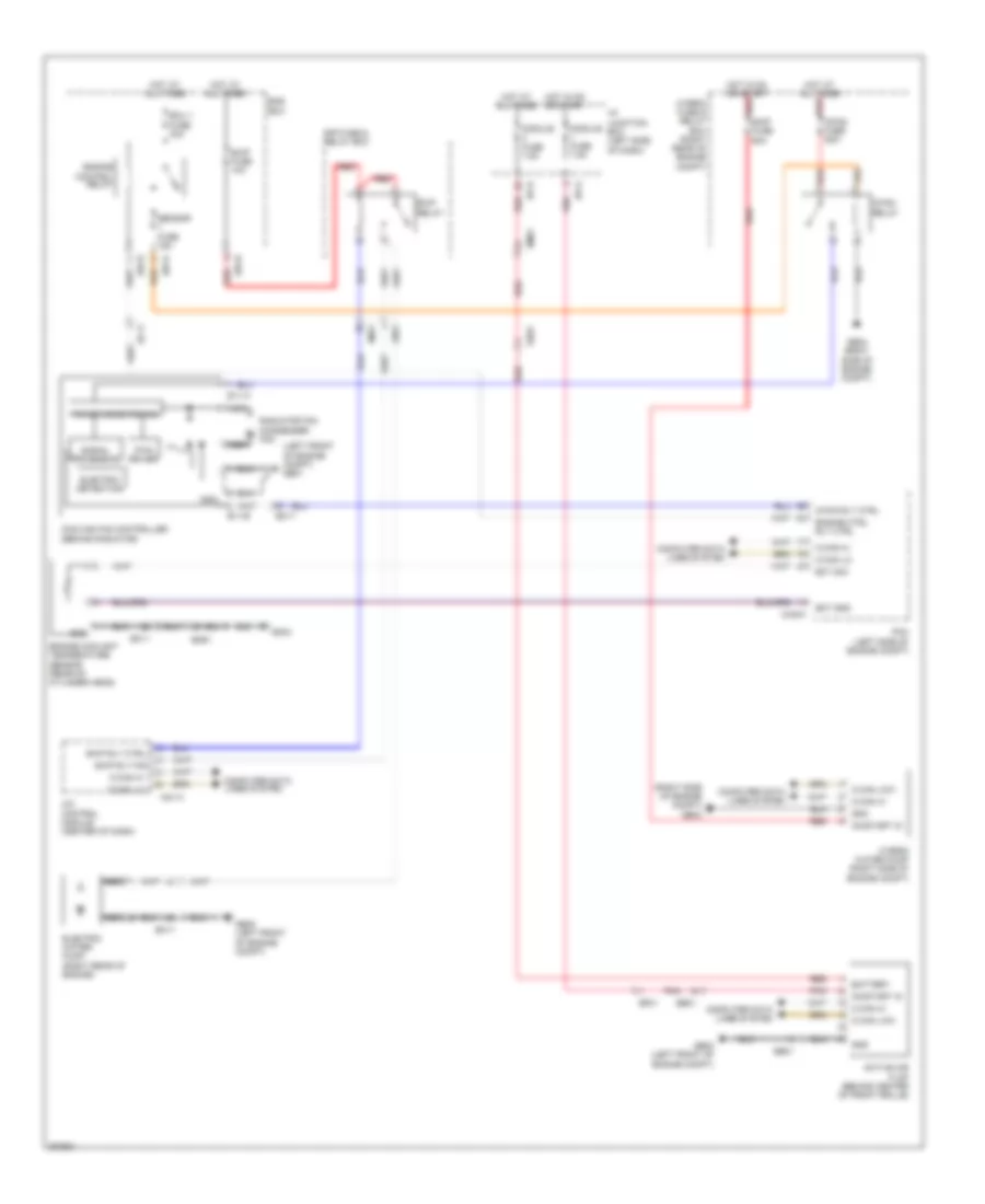2.4L, Cooling Fan Wiring Diagram, Hybrid for Hyundai Sonata GLS 2013