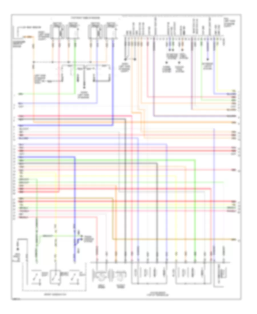 2.4L, Engine Performance Wiring Diagram (3 of 5) for Hyundai Sonata GLS 2013