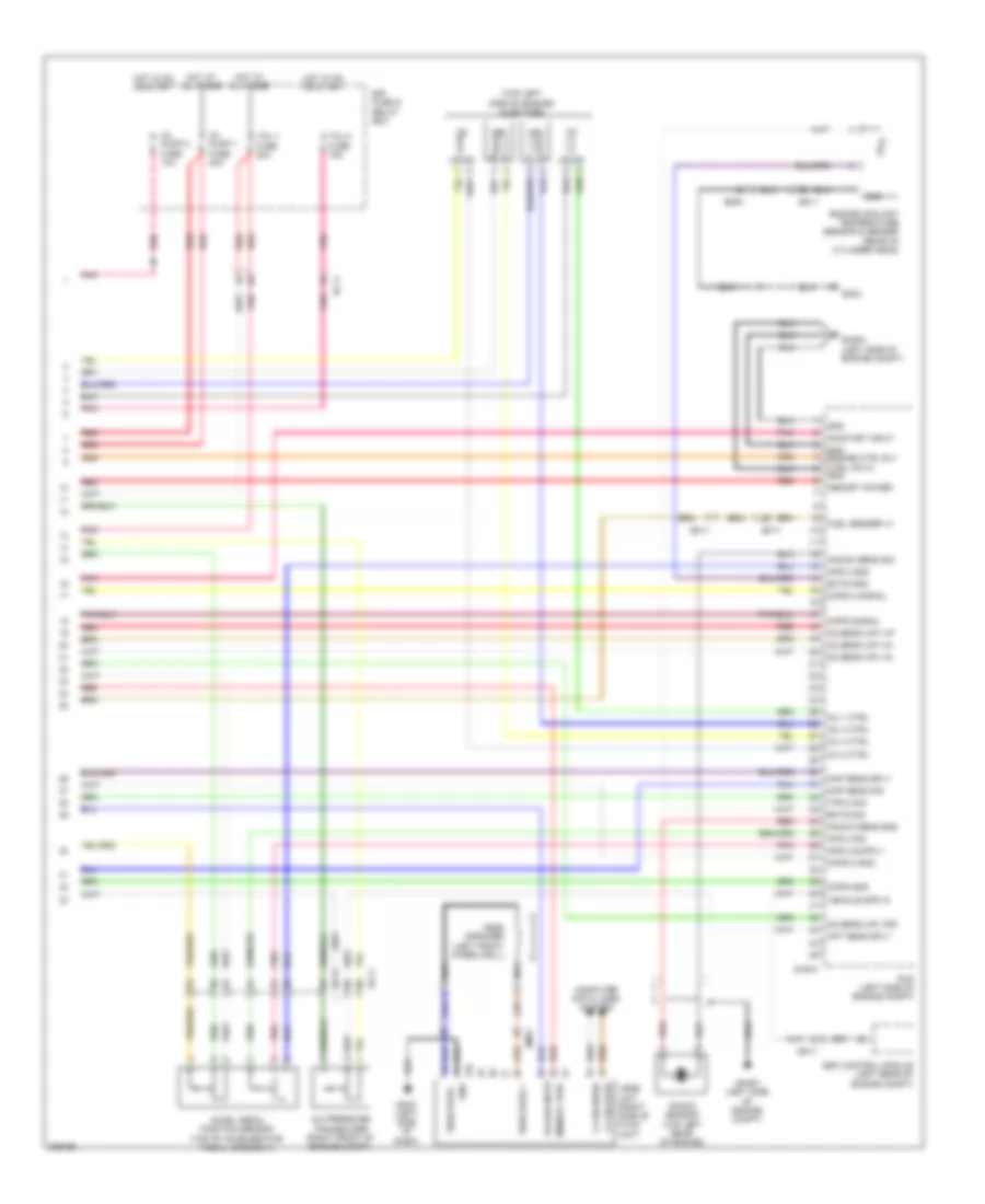 2 4L Hybrid MFI Control Wiring Diagram 5 of 5 for Hyundai Sonata GLS 2013