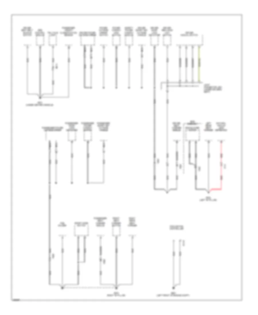 Ground Distribution Wiring Diagram Hybrid 3 of 4 for Hyundai Sonata GLS 2013