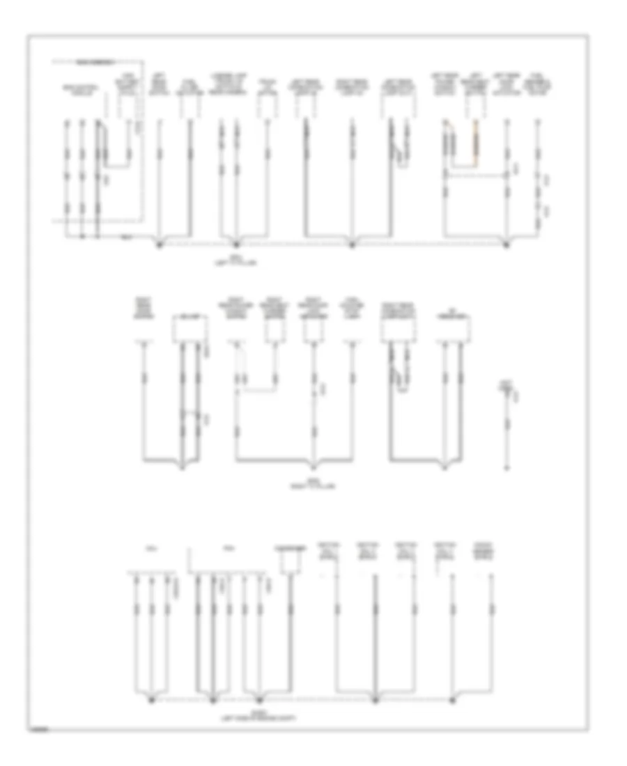 Ground Distribution Wiring Diagram, Hybrid (4 of 4) for Hyundai Sonata GLS 2013