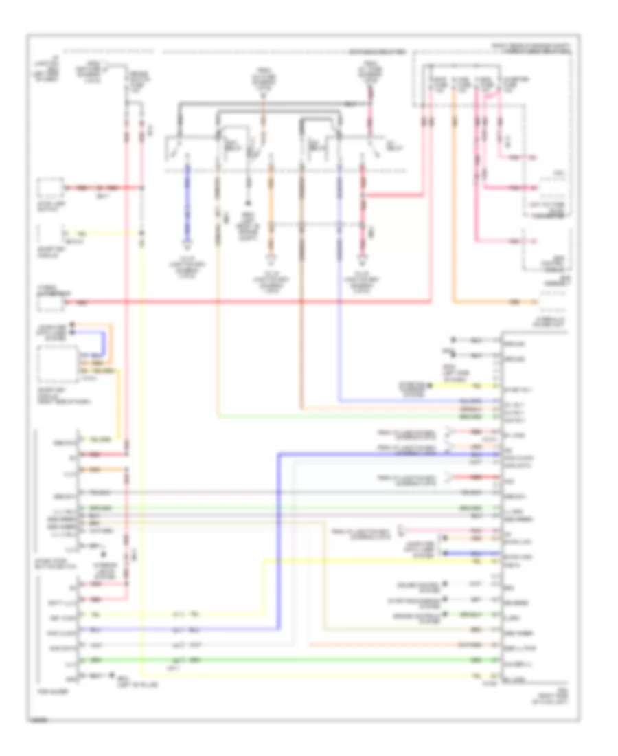 Power Distribution Wiring Diagram, Hybrid (6 of 6) for Hyundai Sonata GLS 2013