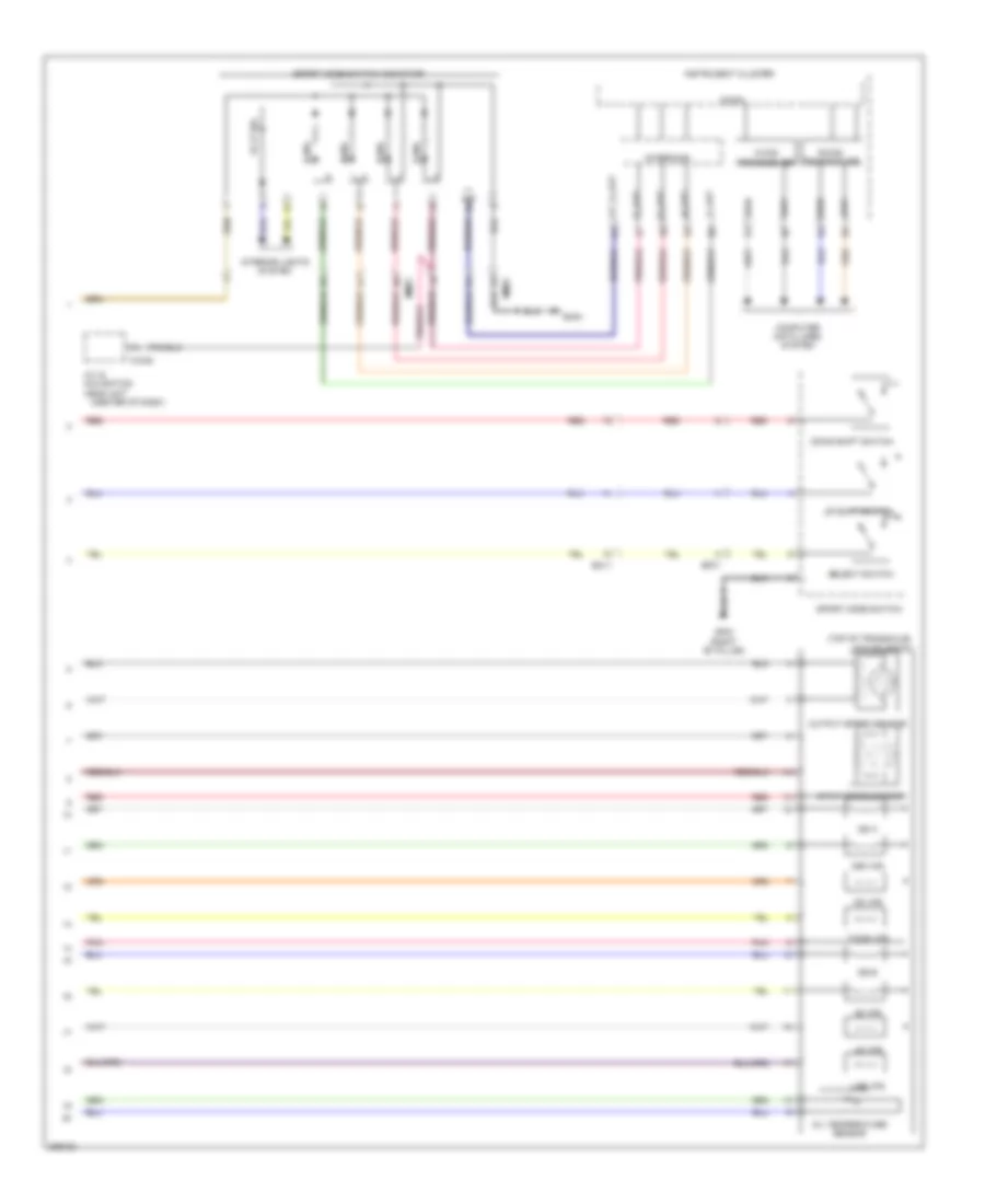 Transmission Wiring Diagram, Hybrid (2 of 2) for Hyundai Sonata Hybrid Base 2013